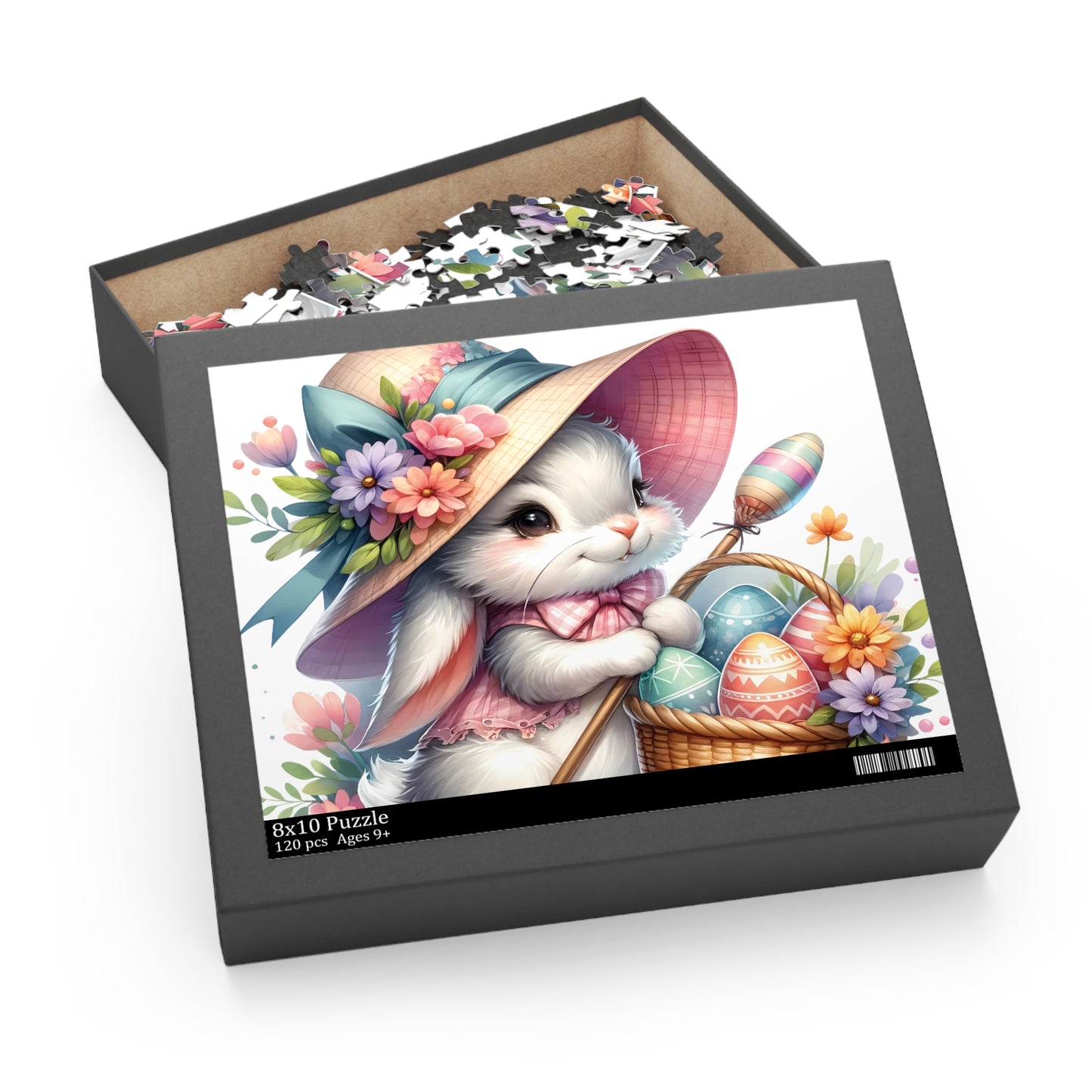 Personalised/Non-Personalised Puzzle, Easter Bunny (120, 252, 500-Piece)