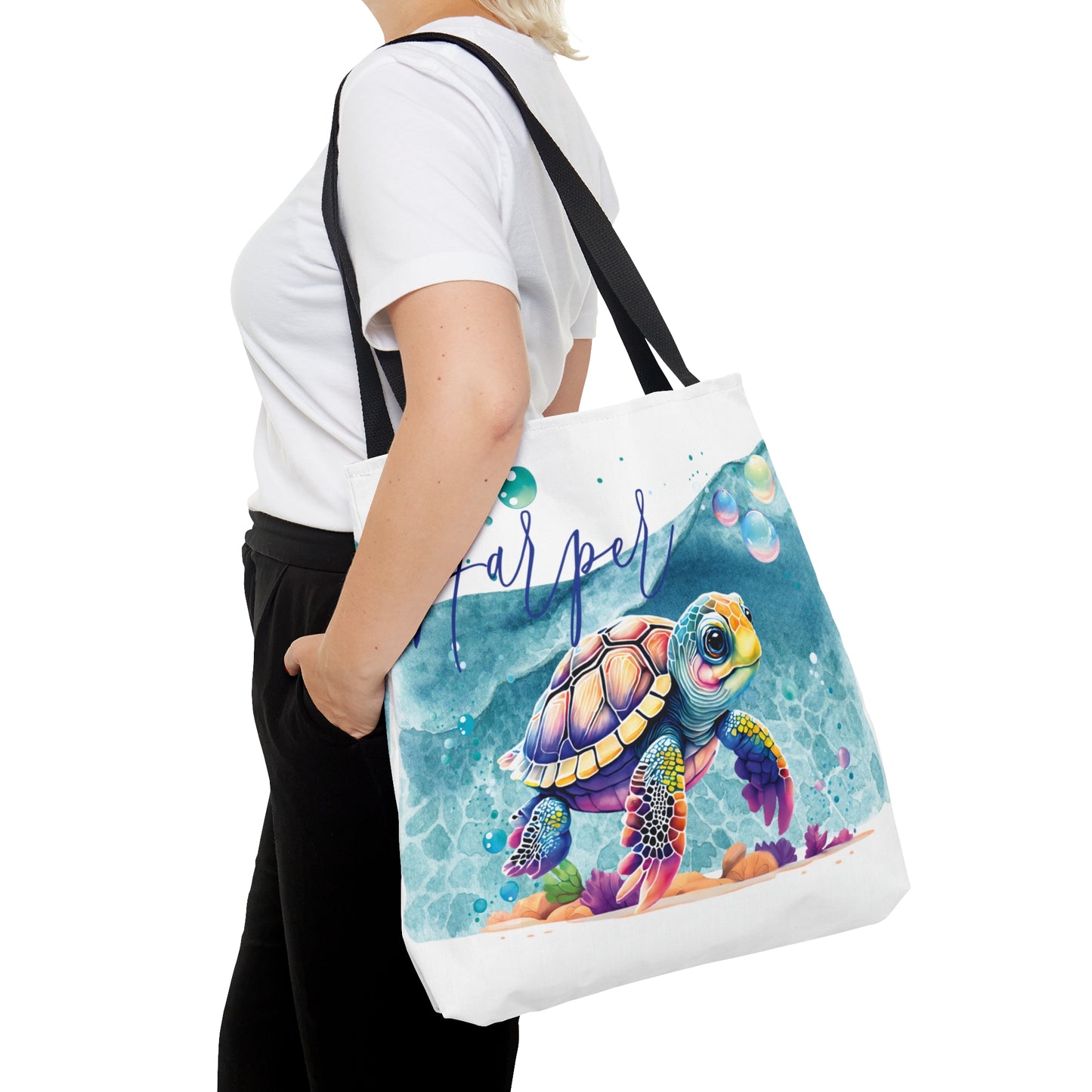 Personalised Tote Bag, Turtle bag, Beach Tote Bag, Personalised/Non-Personalised