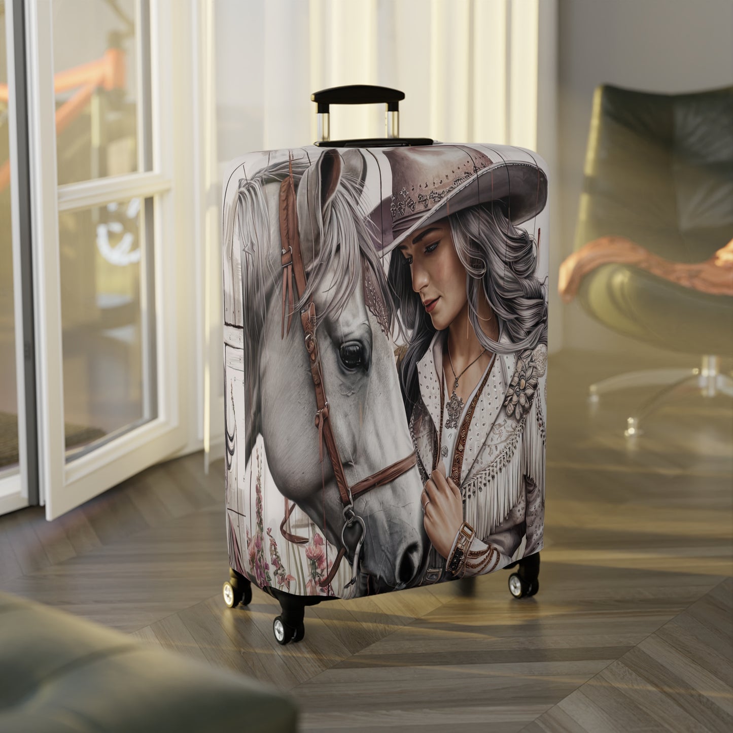 Luggage Cover, Country and Western, Country Girl, awd-1686