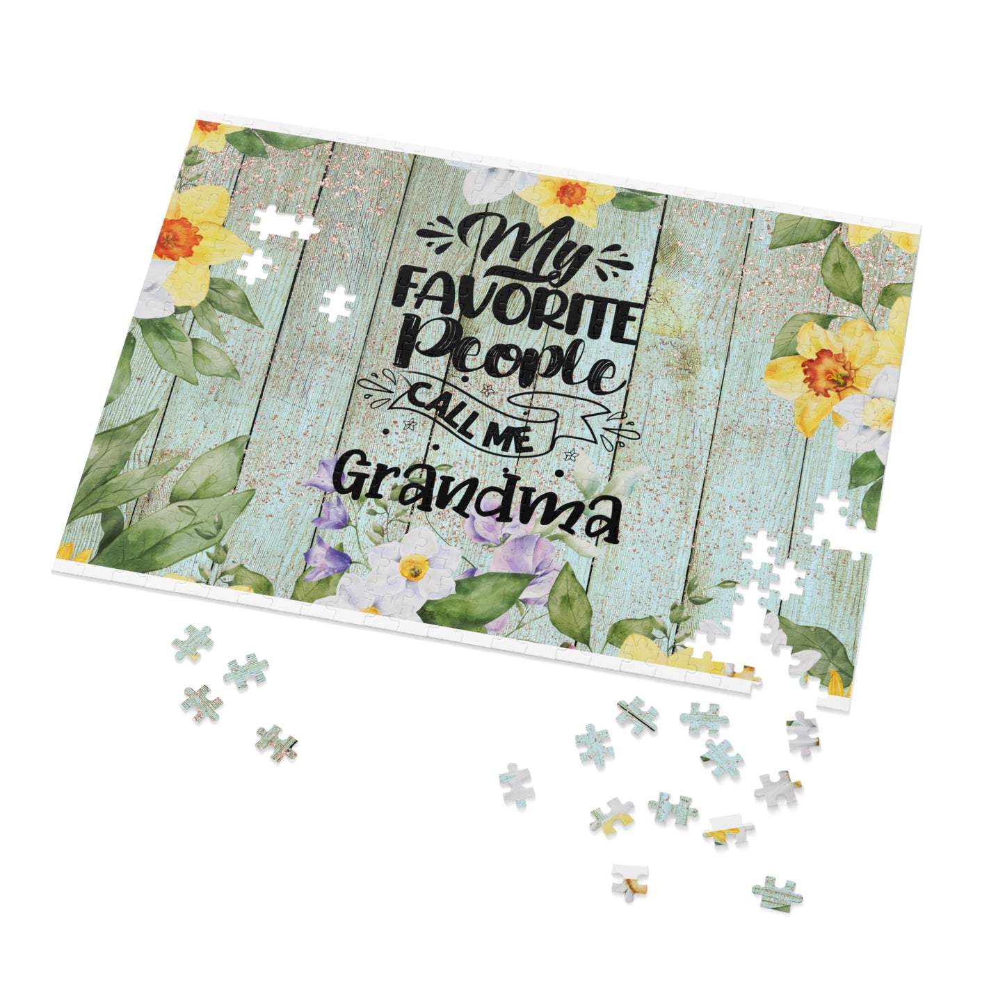 Jigsaw Puzzle, My Favorite People call me Grandma, Personalised/Non-Personalised (30, 110, 252, 500,1000-Piece)