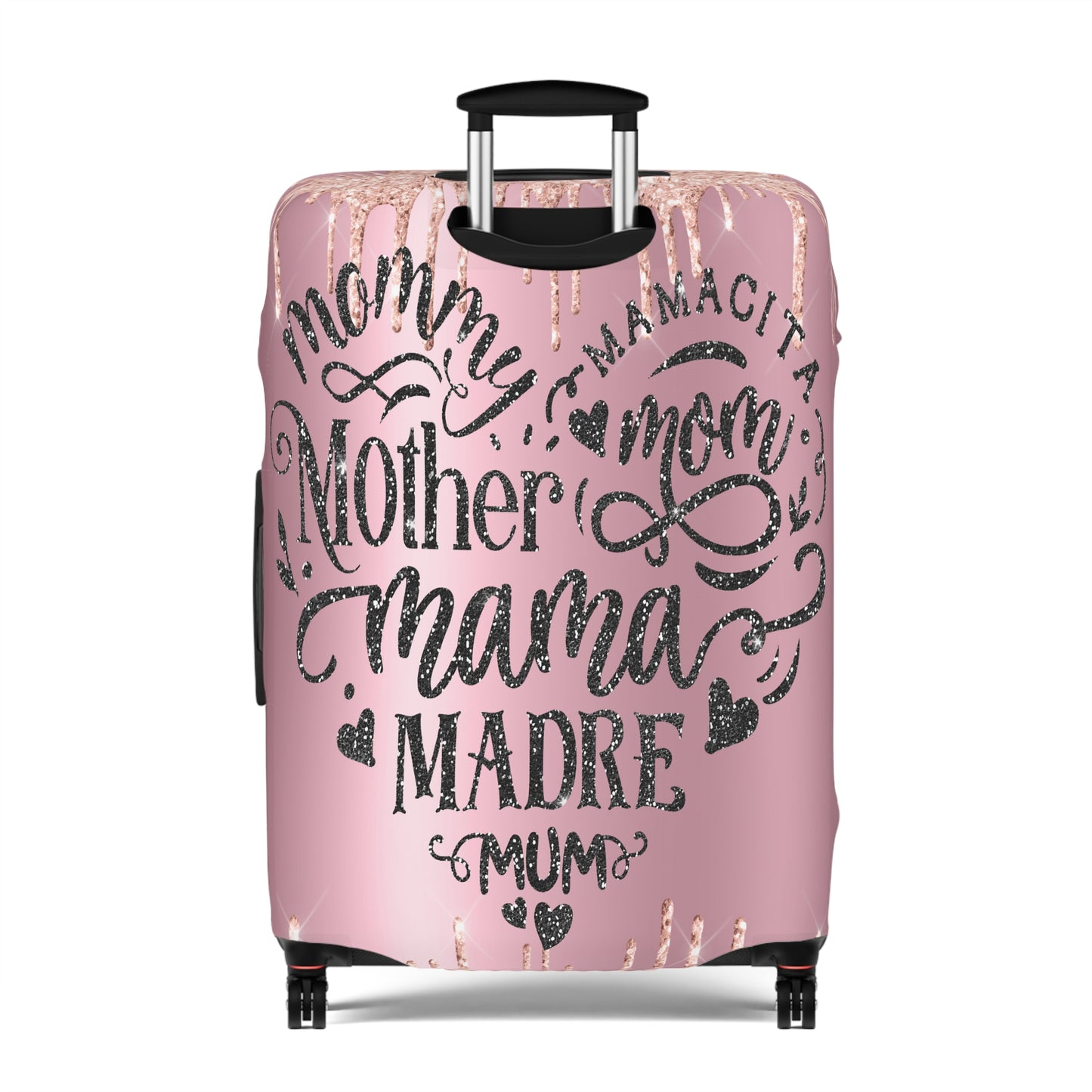 Luggage Cover, Mom/Mum Heart, awd-707