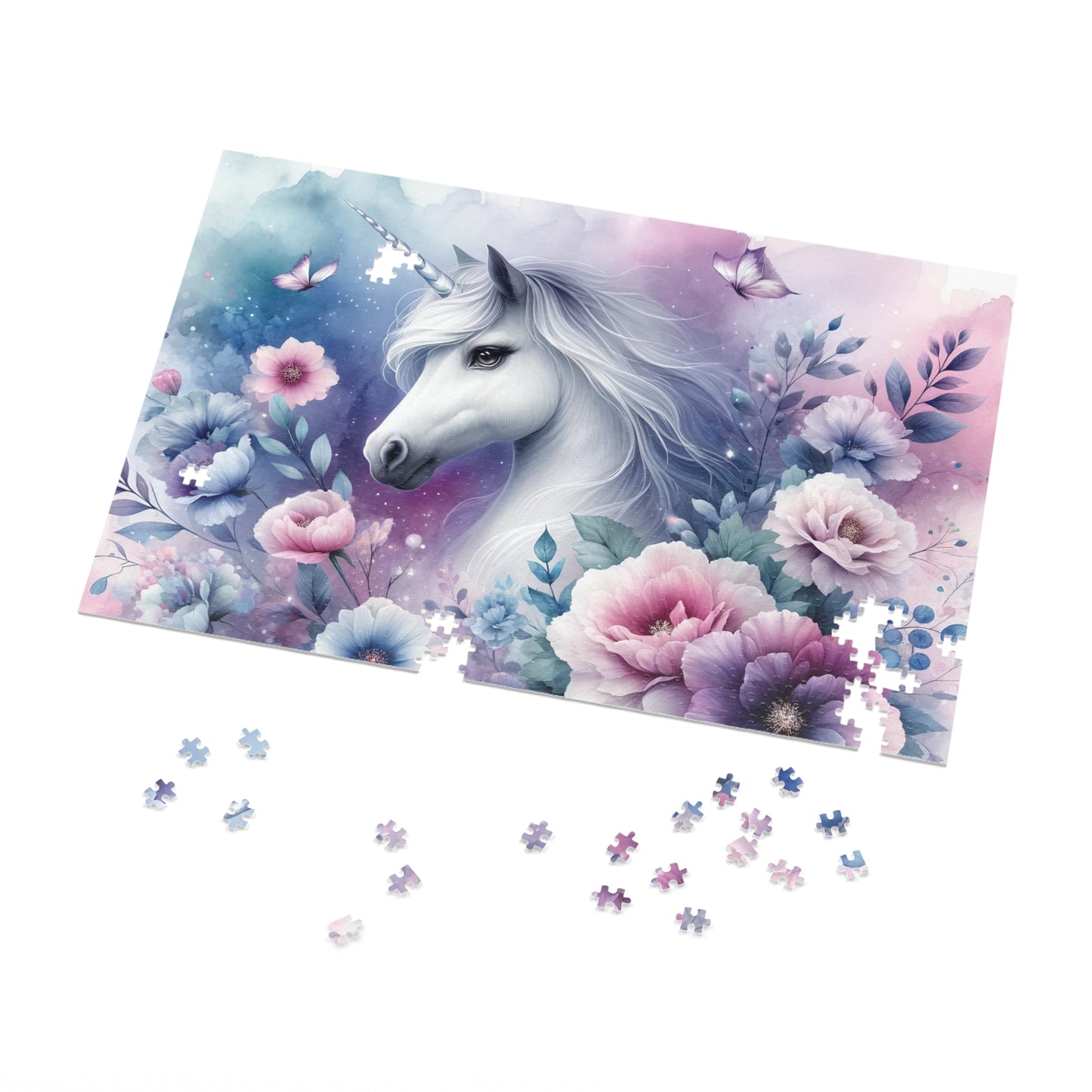 Jigsaw Puzzle, Unicorn, Personalised/Non-Personalised (30, 110, 252, 500,1000-Piece)