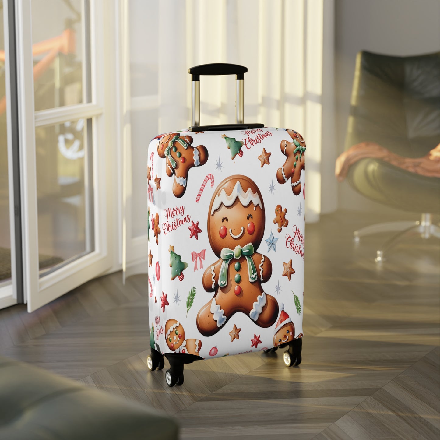 Luggage Cover, Gingerbread man, awd-316