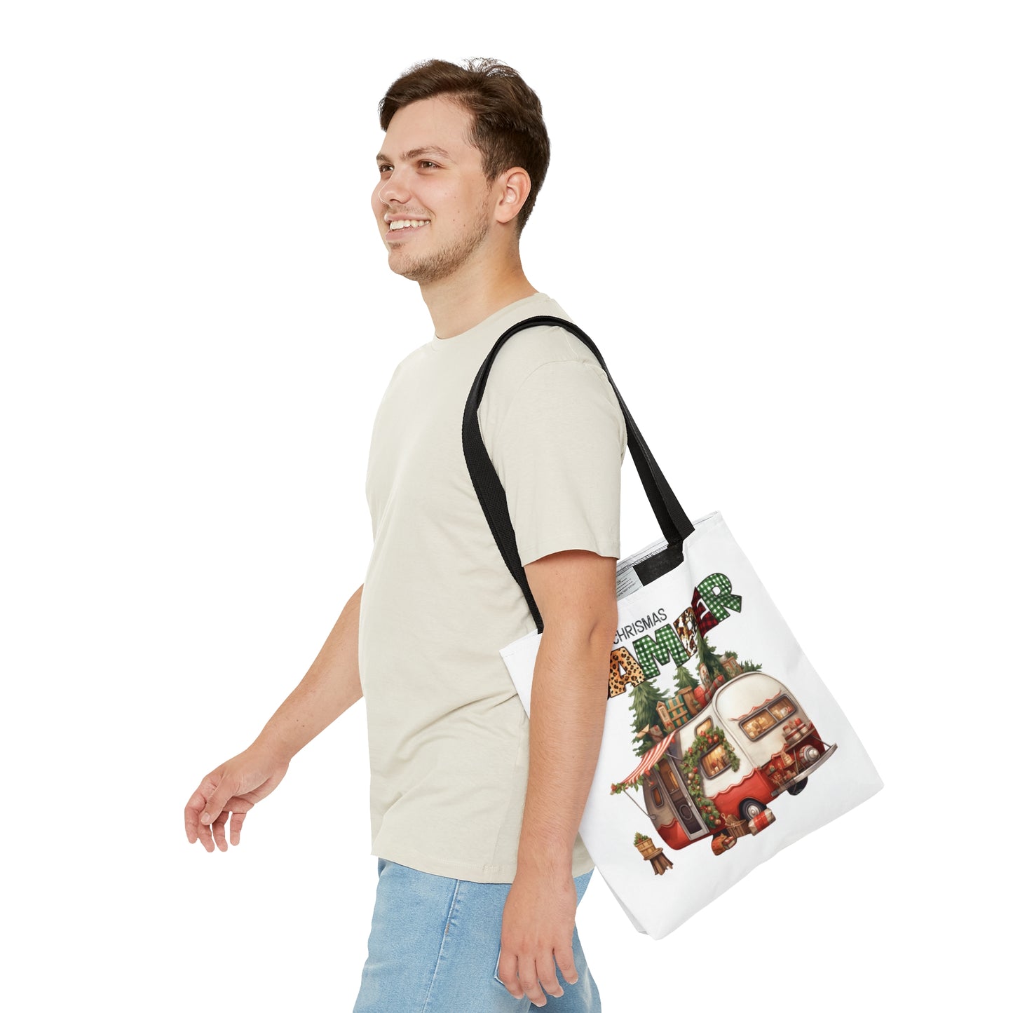 Tote Bag, Christmas, Camper