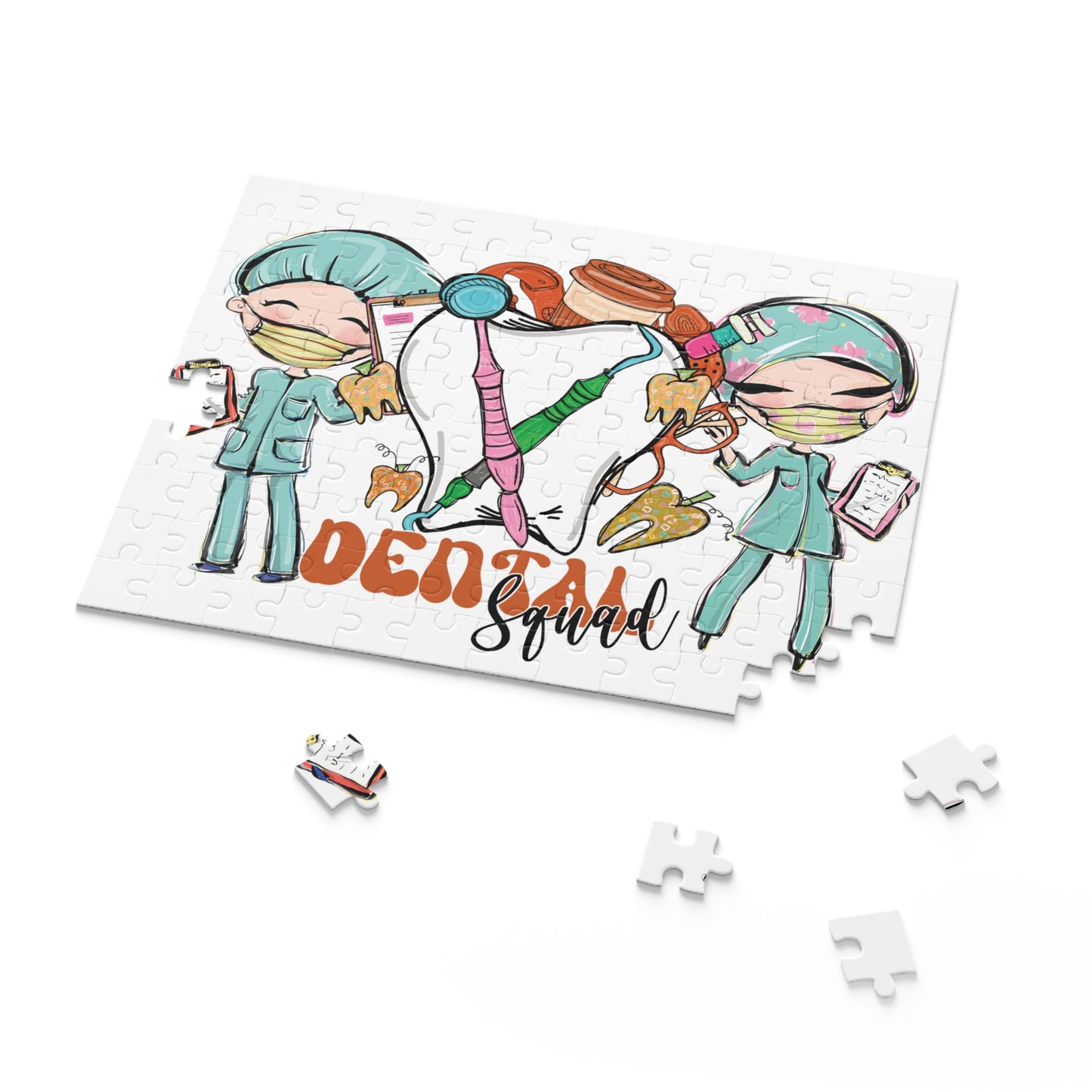 Personalised/Non-Personalised Puzzle, Dental Squad (120, 252, 500-Piece)