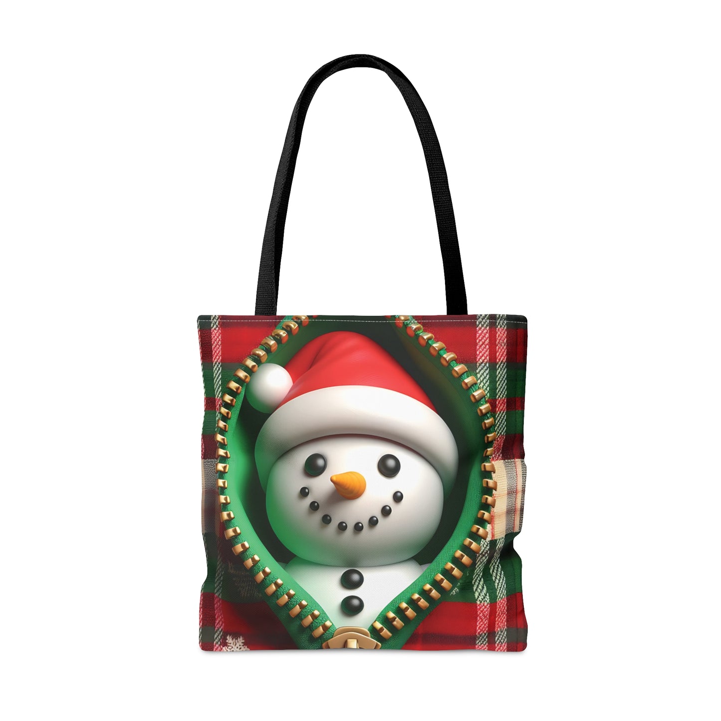 Tote Bag, Christmas, Snowman, Personalised/Non-Personalised Tote bag