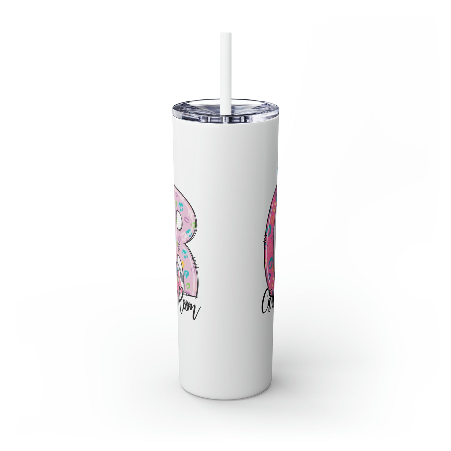 Skinny Tumbler with Straw, 20oz, Cardio Vascular