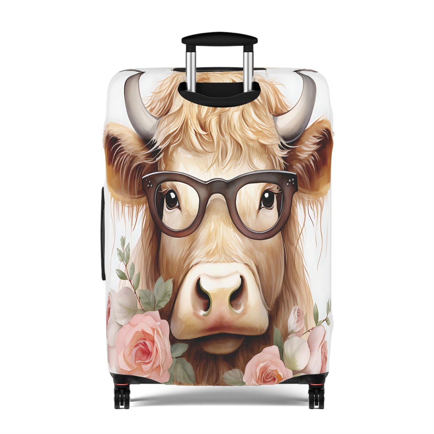 Luggage Cover, Highland Cow, awd-009