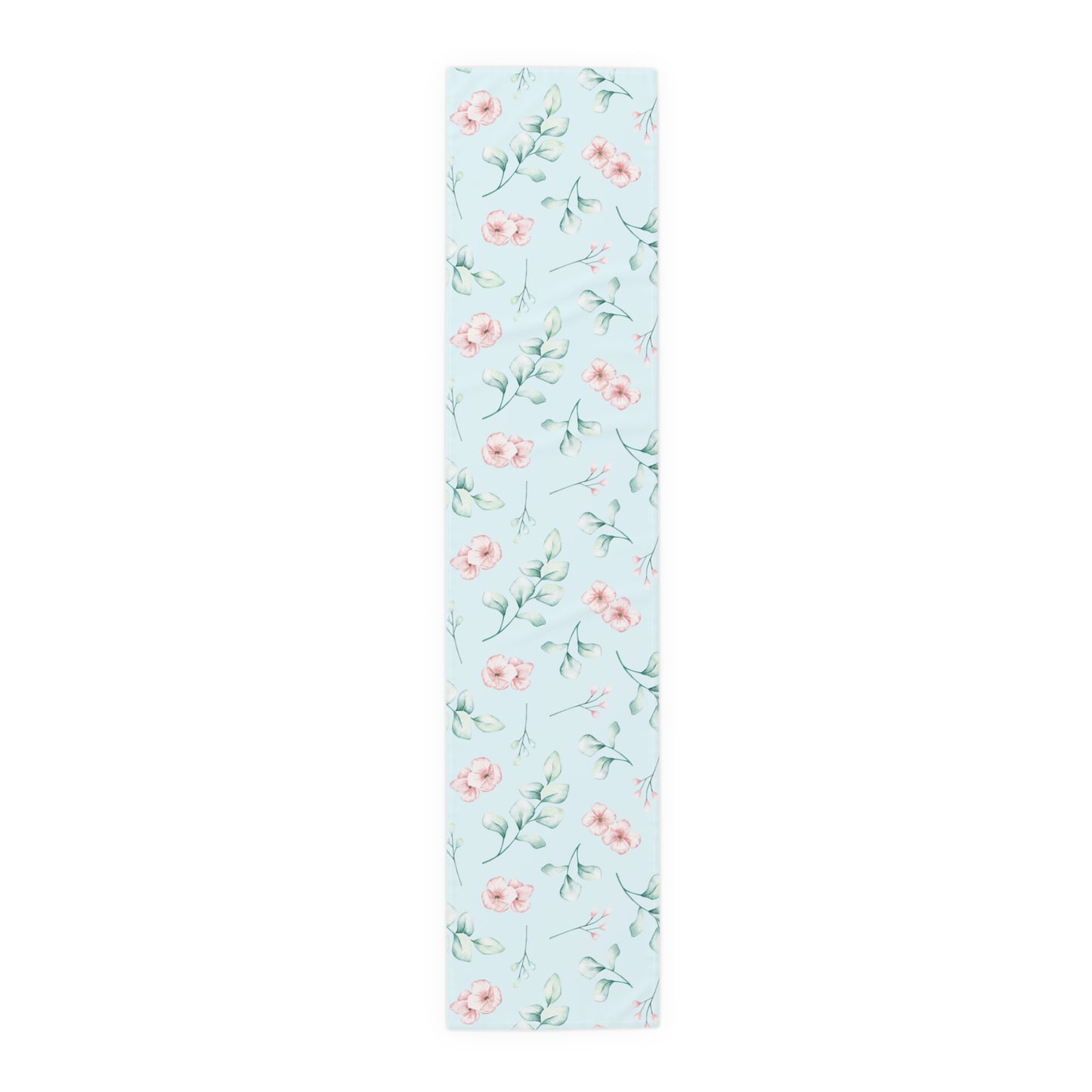 Floral Table Runner, Cotton Twill and Poly Available