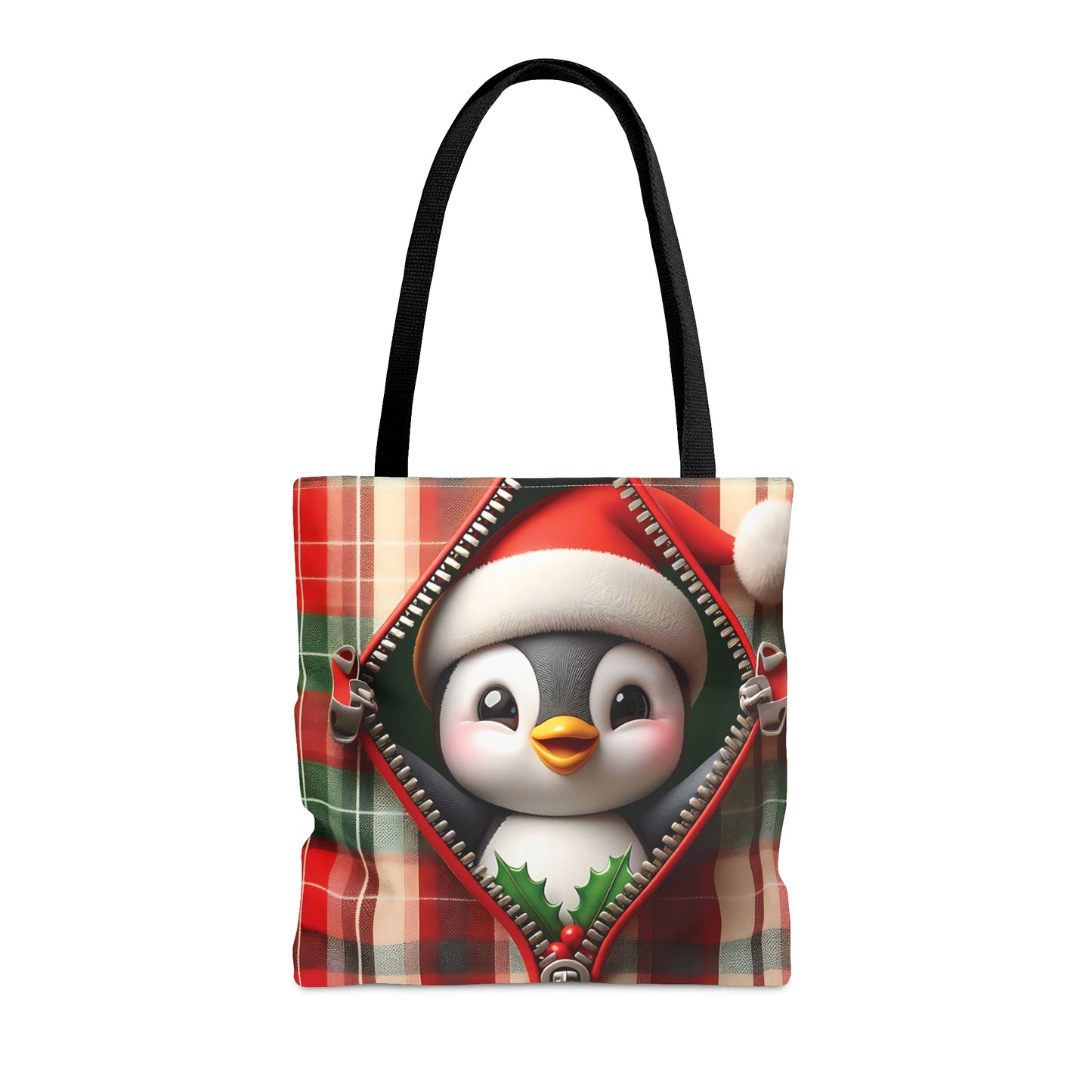 Tote Bag, Christmas, Penguin