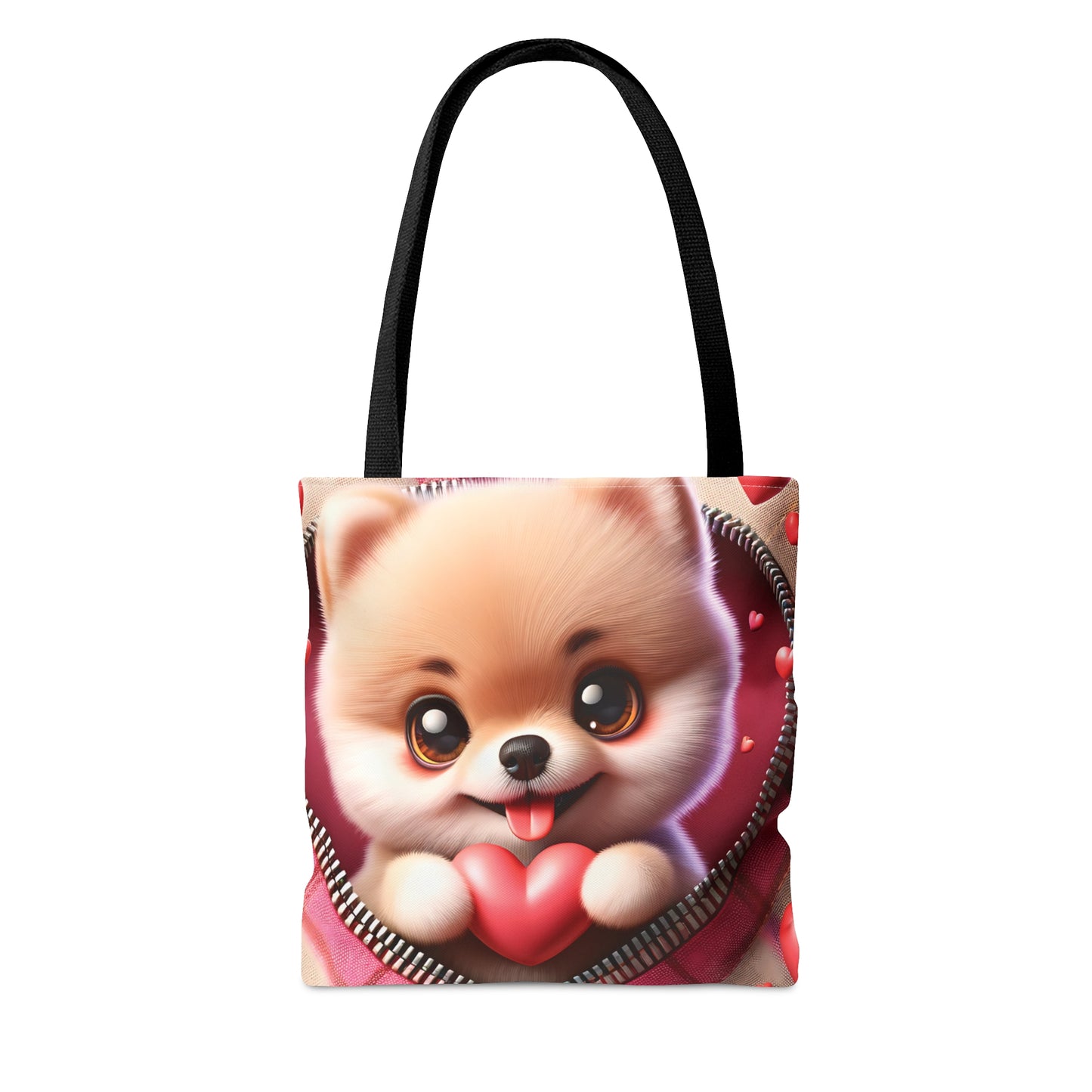 Tote Bag, Cute Dog, Personalised/Non-Personalised Tote bag