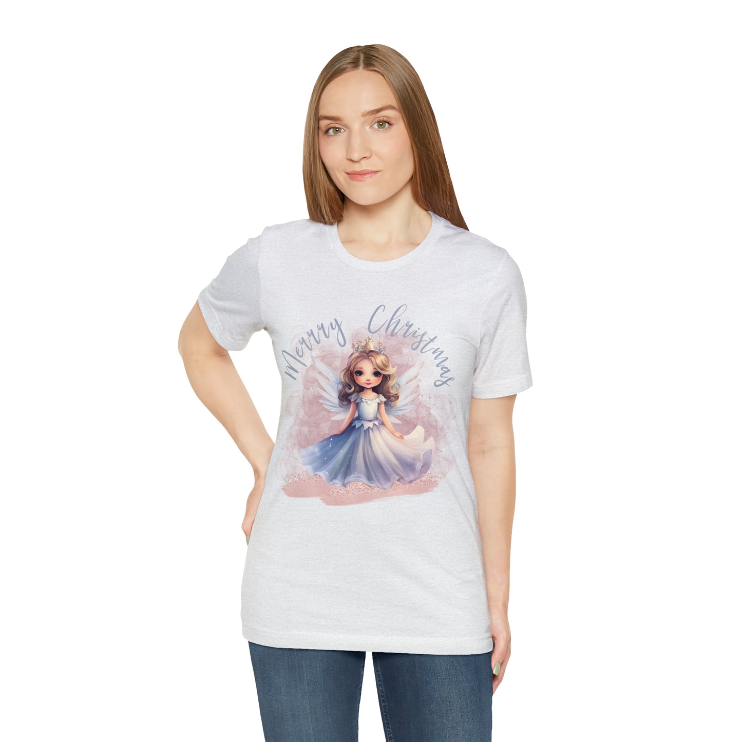 Unisex Jersey Short Sleeve Tee Christmas, Women's Fairy T-shirt A-0011