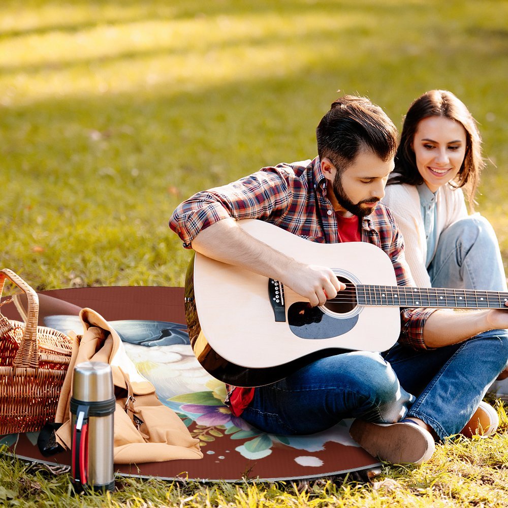 Round Picnic Mat Round outdoor picnic mat