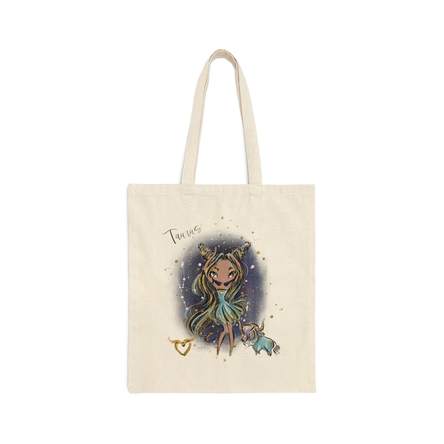 Canvas Tote Bag, Zodiac, Taurus