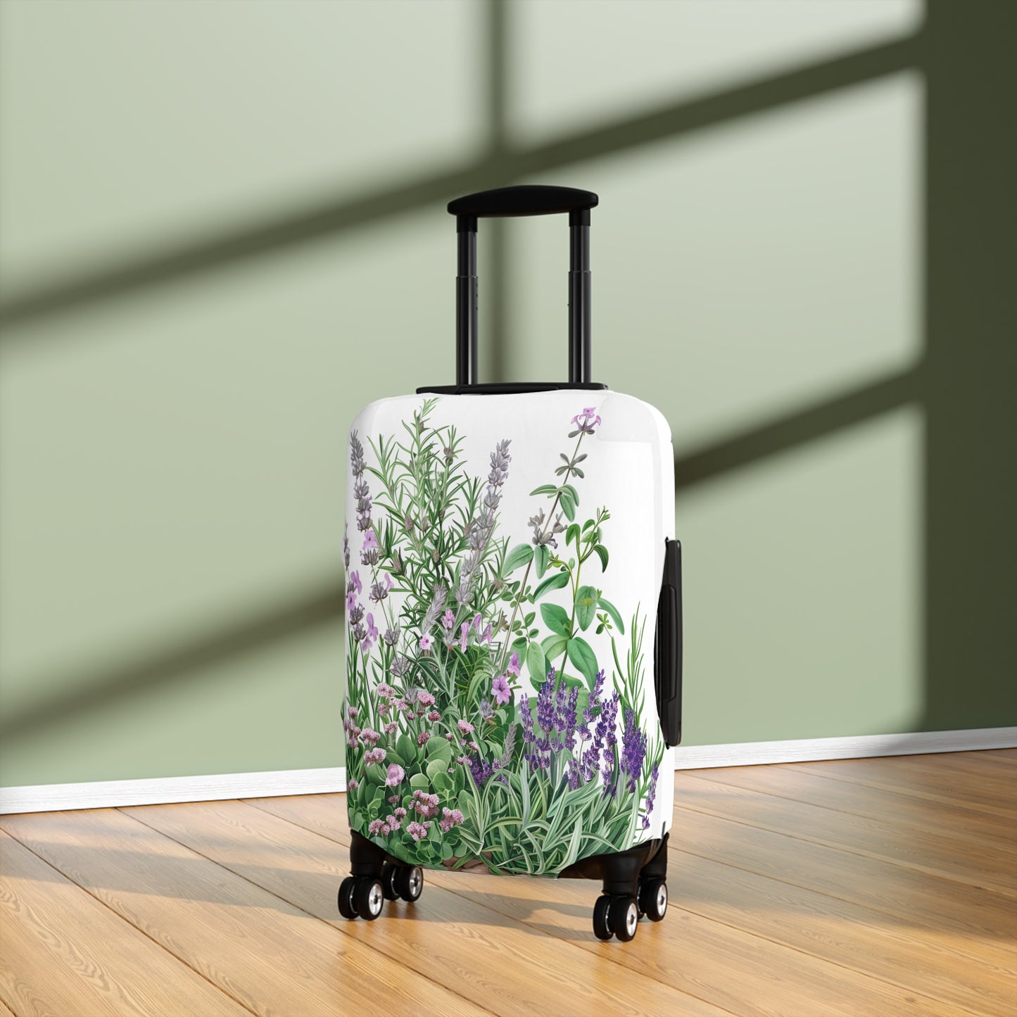 Luggage Cover, Floral, Lavender, awd-3039