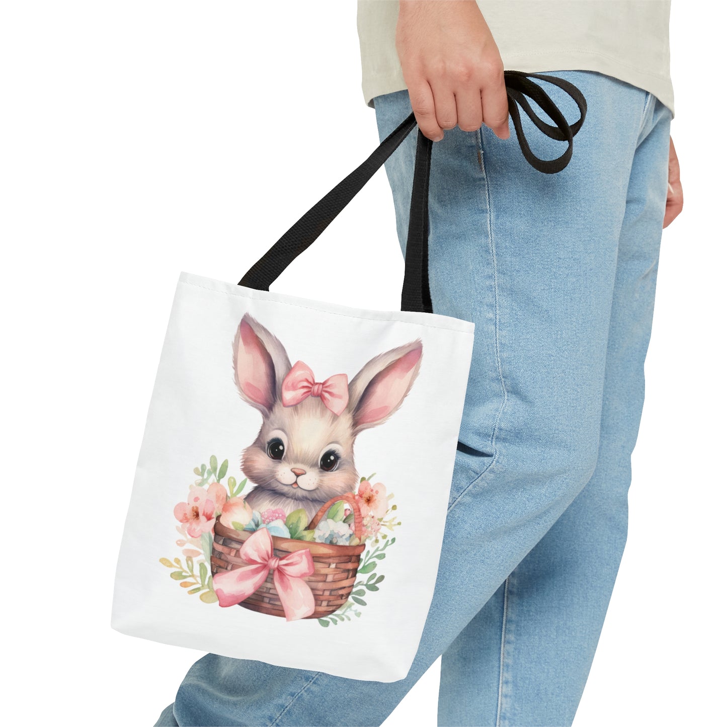 Tote Bag, Easter, Rabbit, Personalised/Non-Personalised Tote bag