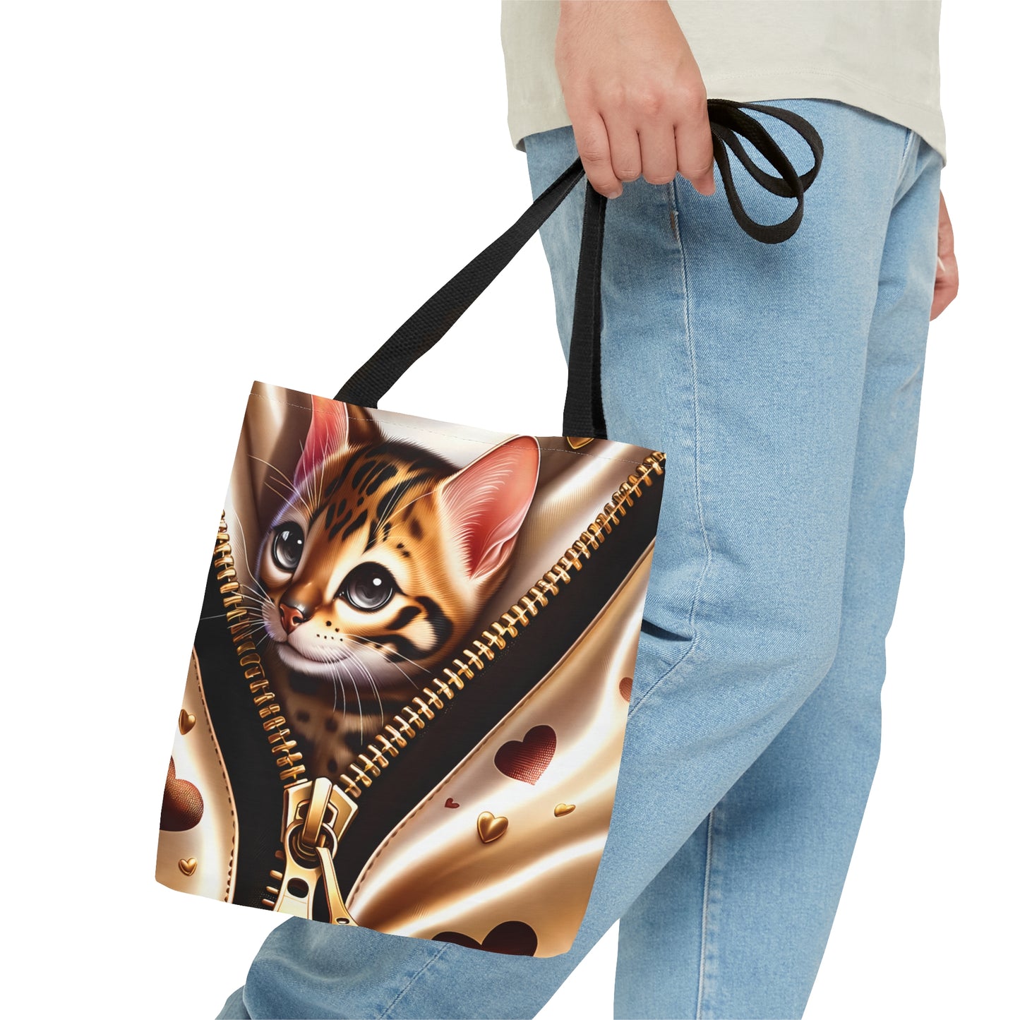 Tote Bag, Cat, Personalised/Non-Personalised Tote bag