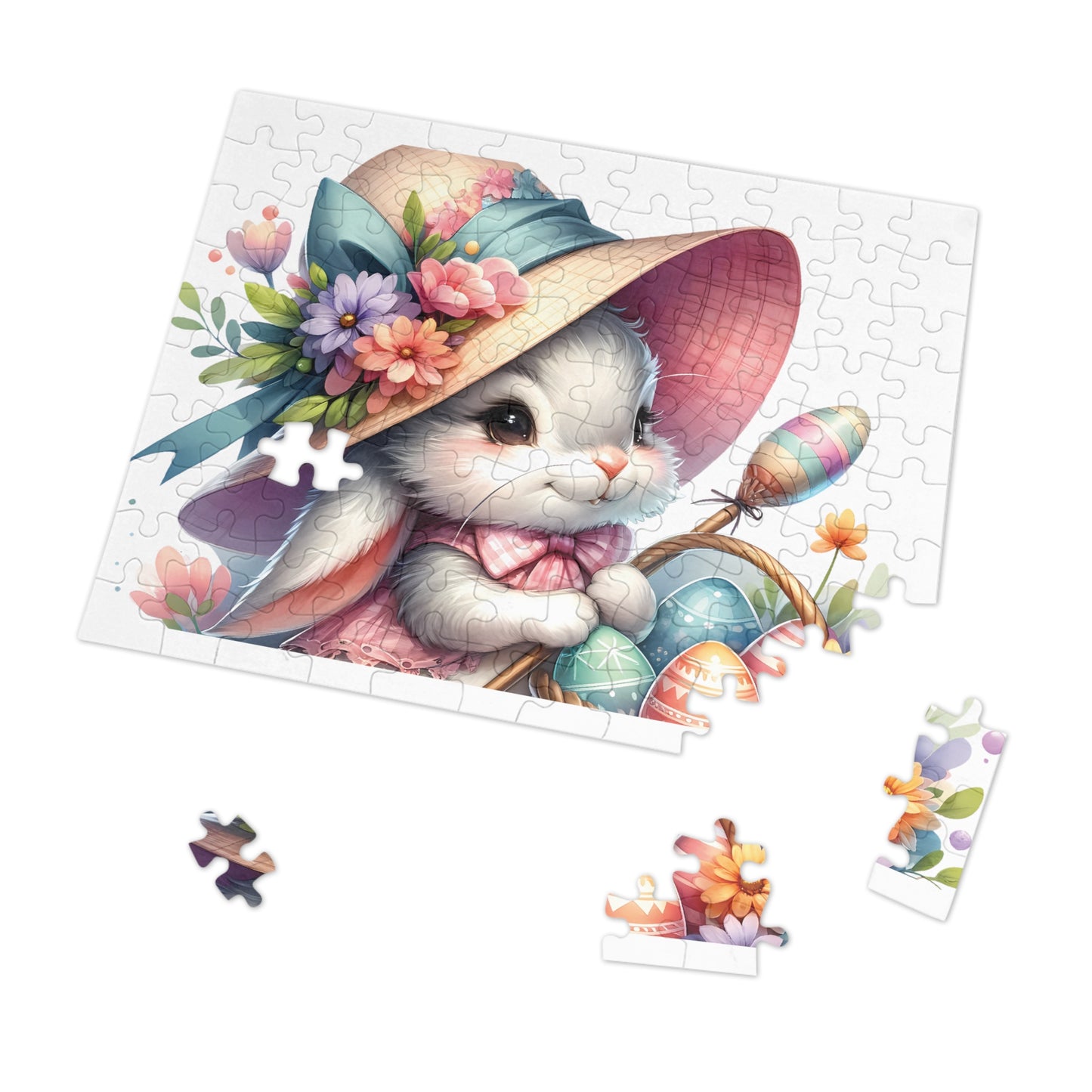 Jigsaw Puzzle, Easter, Easter Rabbit, Personalised/Non-Personalised (30, 110, 252, 500,1000-Piece)