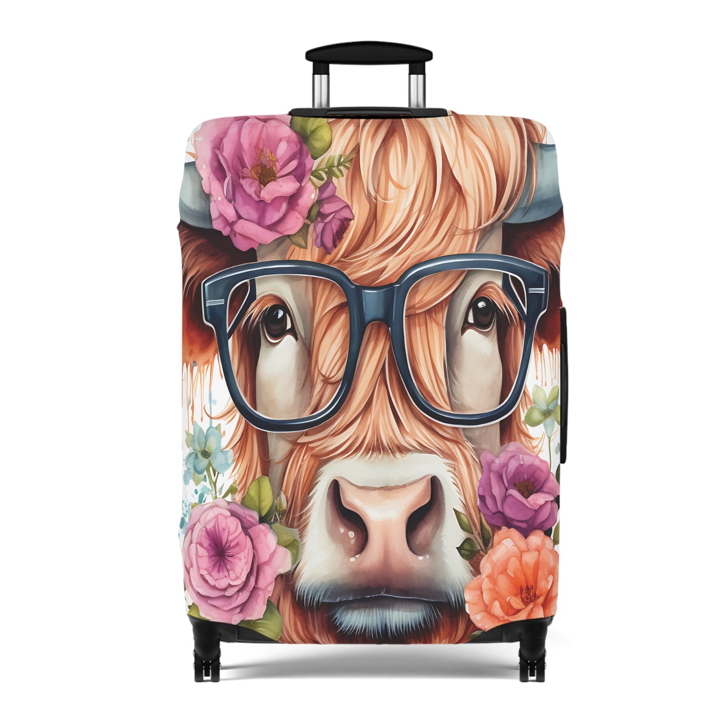 Luggage Cover, Highland Cow, awd-016