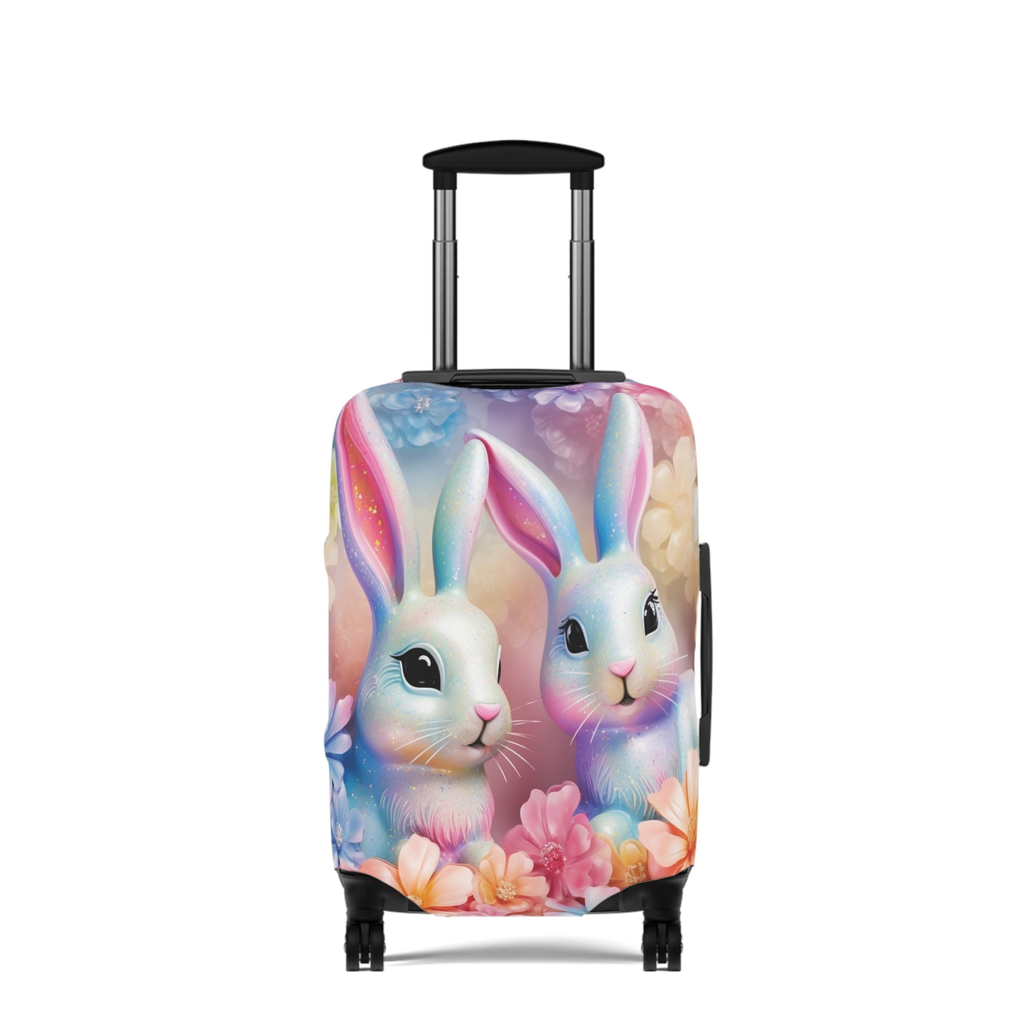 Luggage Cover, Easter, Floral Rabbits, awd-703