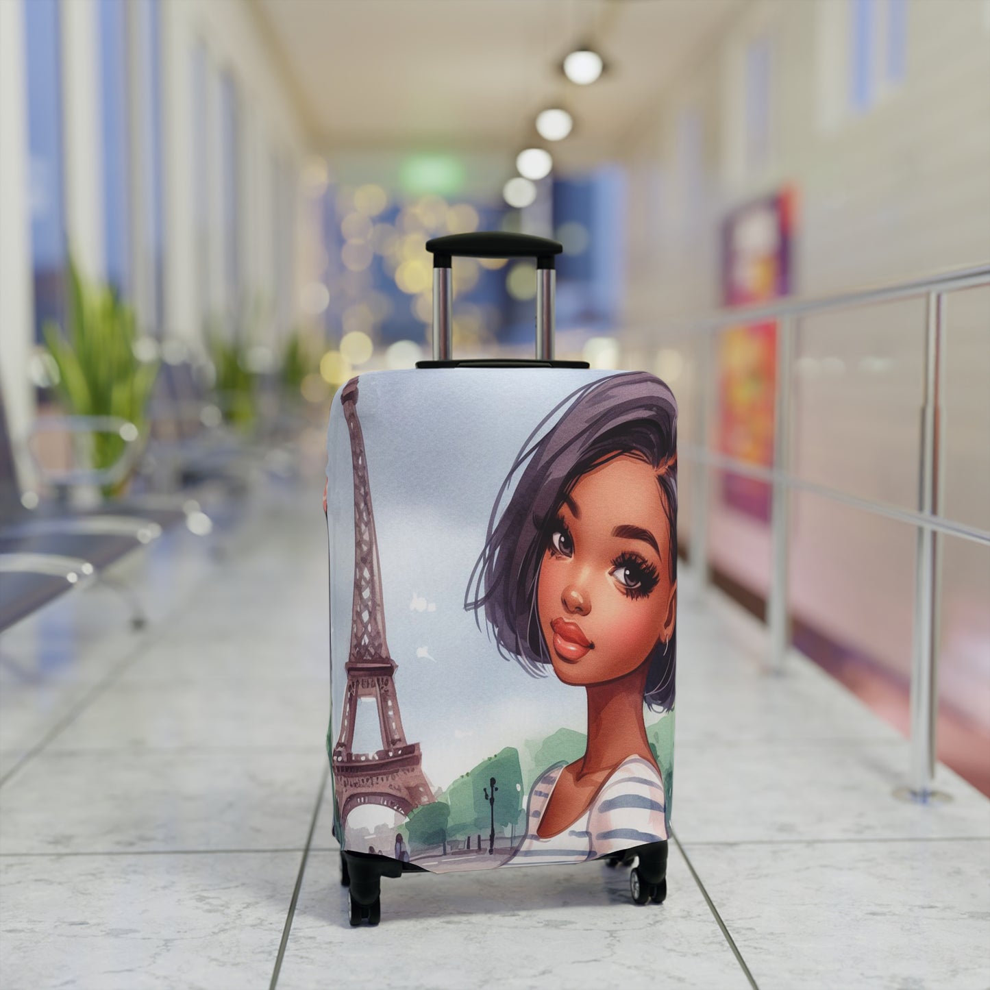 Luggage Cover, Just a Girl Who loves Travelling, awd-2102