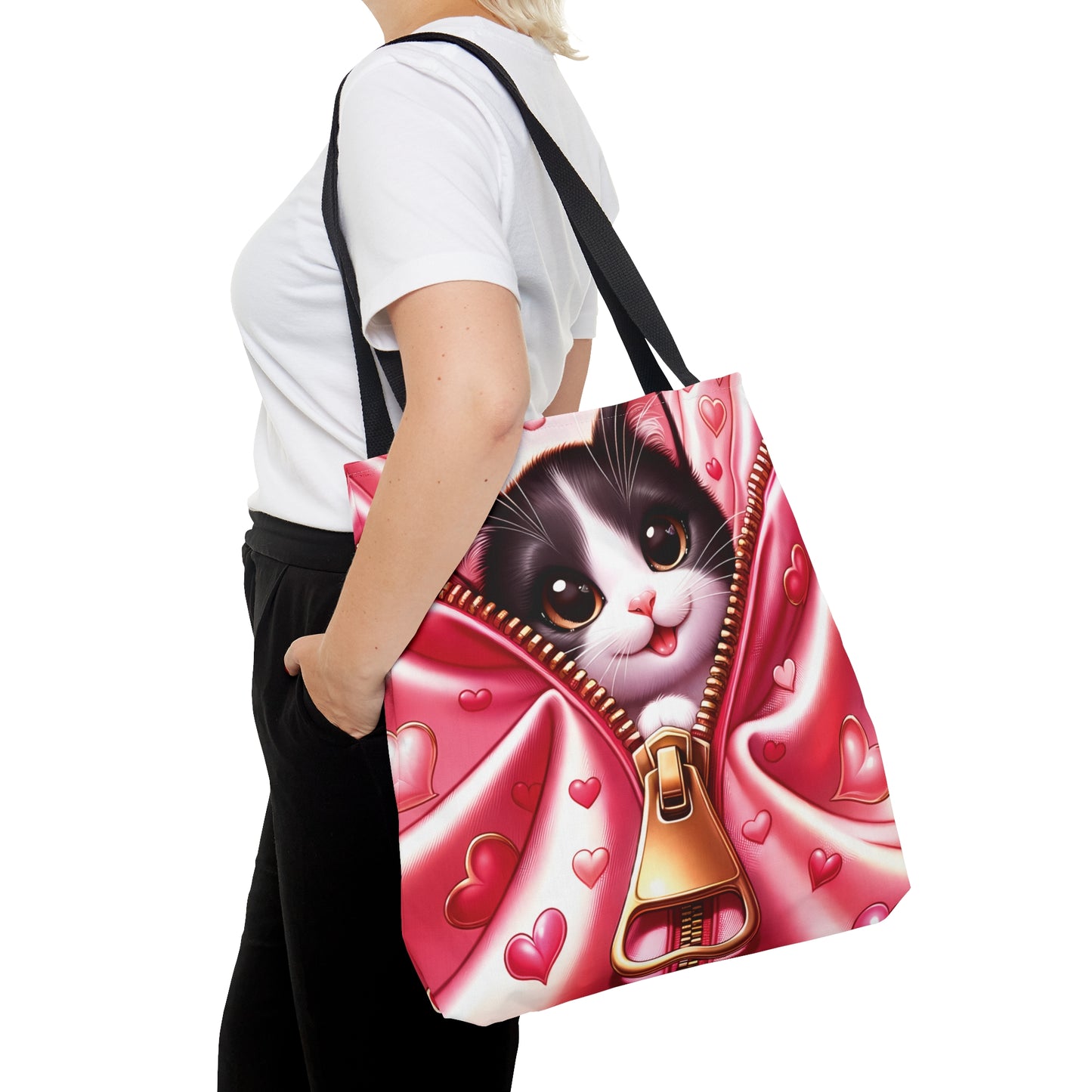 Tote Bag, Cat, Personalised/Non-Personalised Tote bag