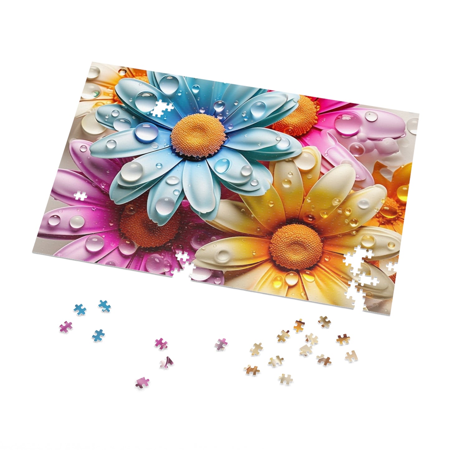 Jigsaw Puzzle, Floral, Personalised/Non-Personalised (30, 110, 252, 500,1000-Piece)