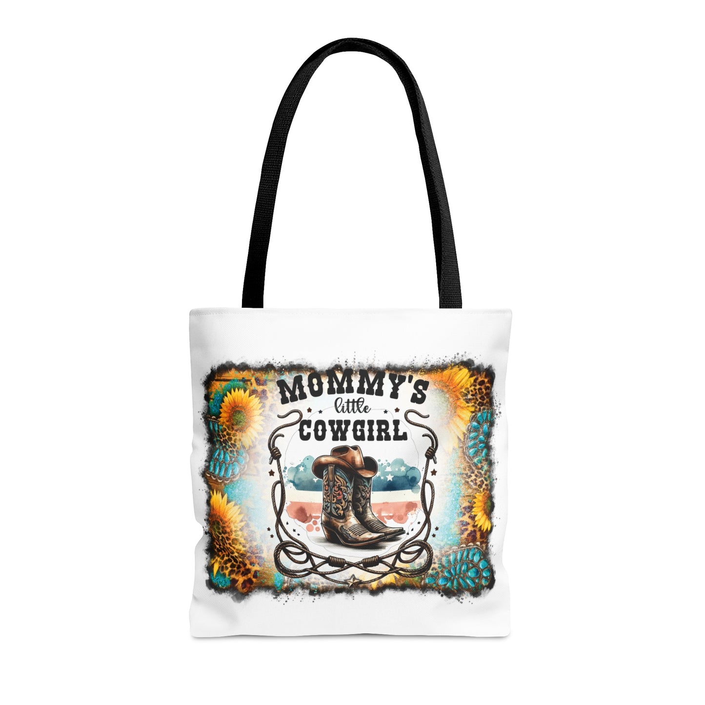 Tote Bag, Western, Momm'y Little Cowgirl