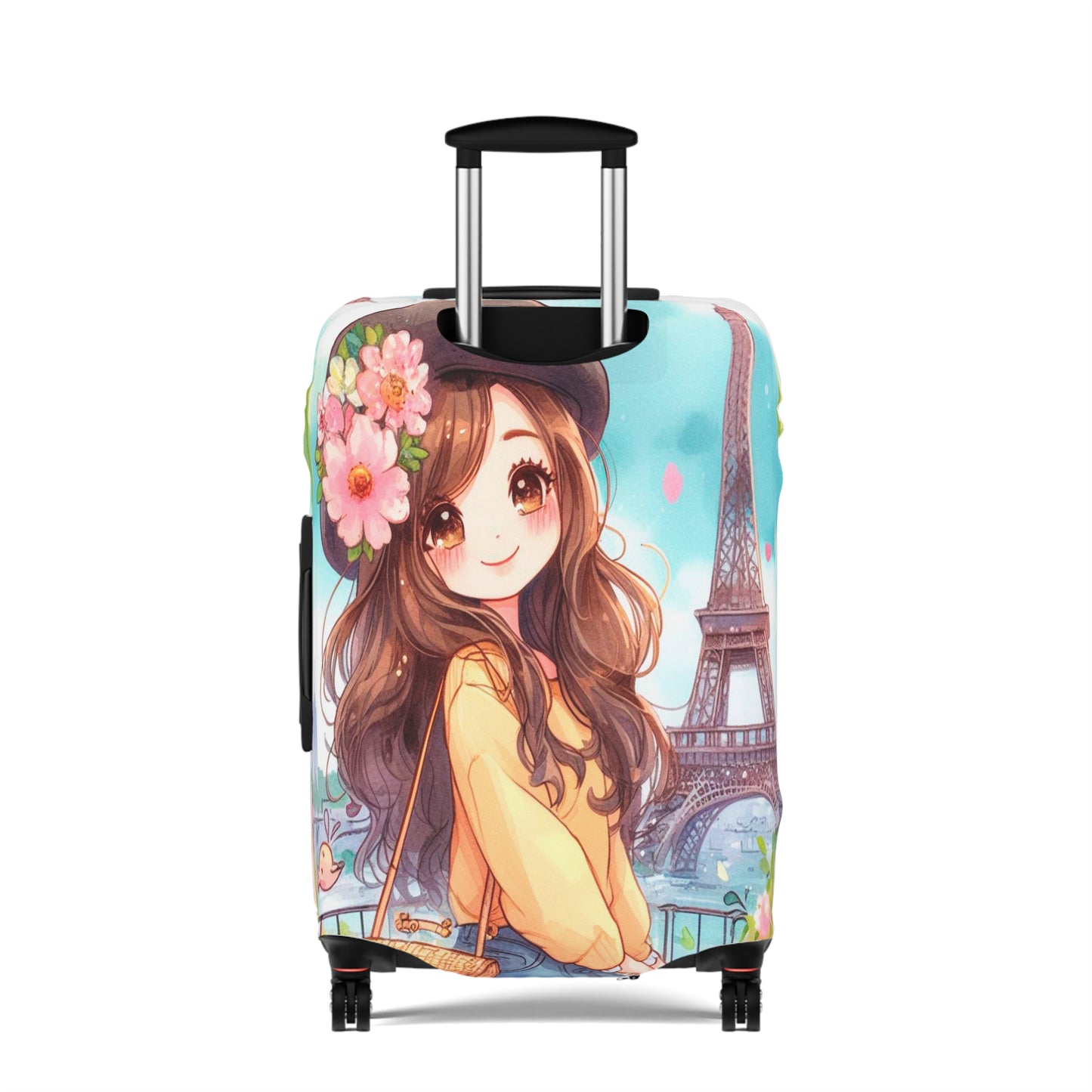 Luggage Cover, Just a Girl Who loves Travelling, awd-2106