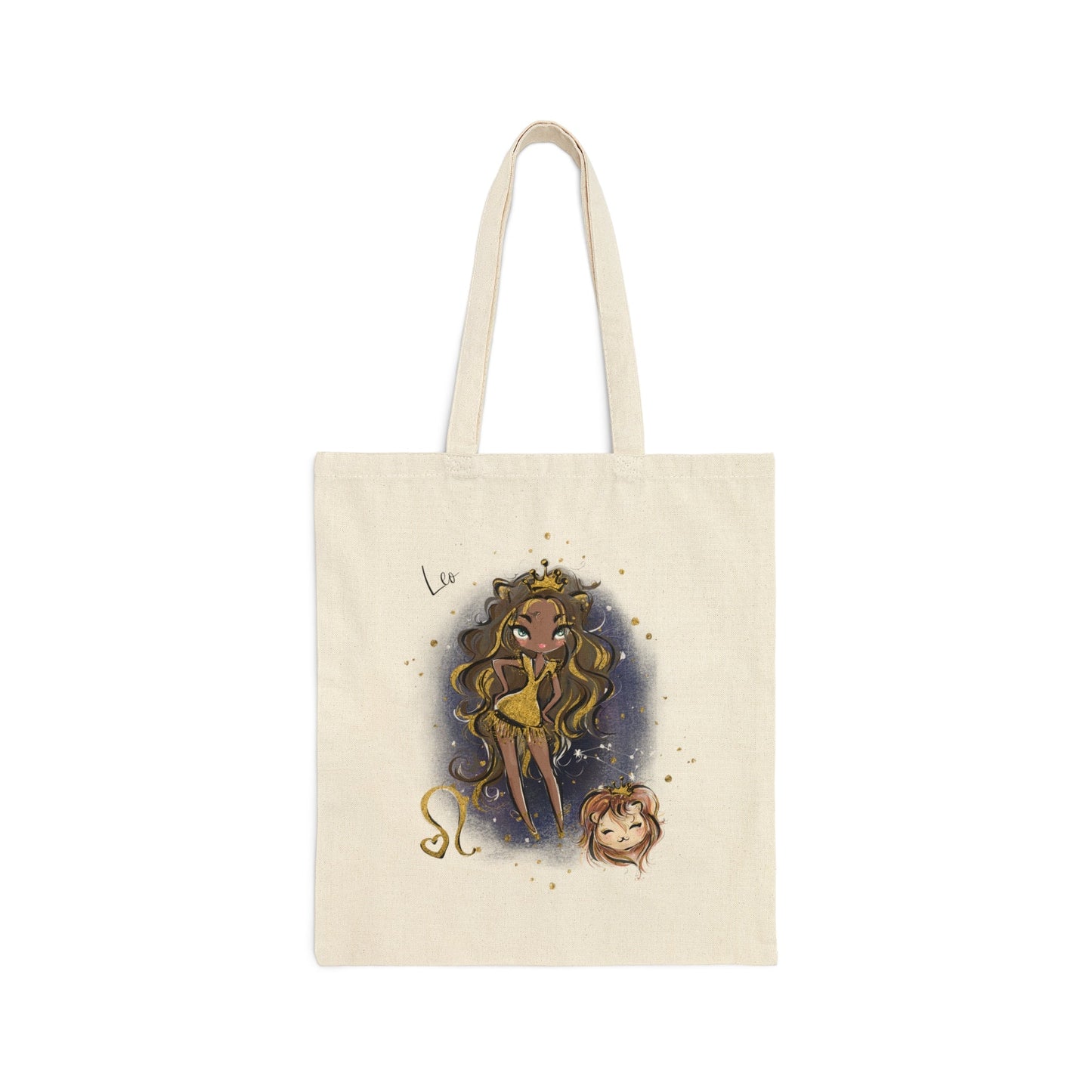 Canvas Tote Bag, Zodiac, Leo