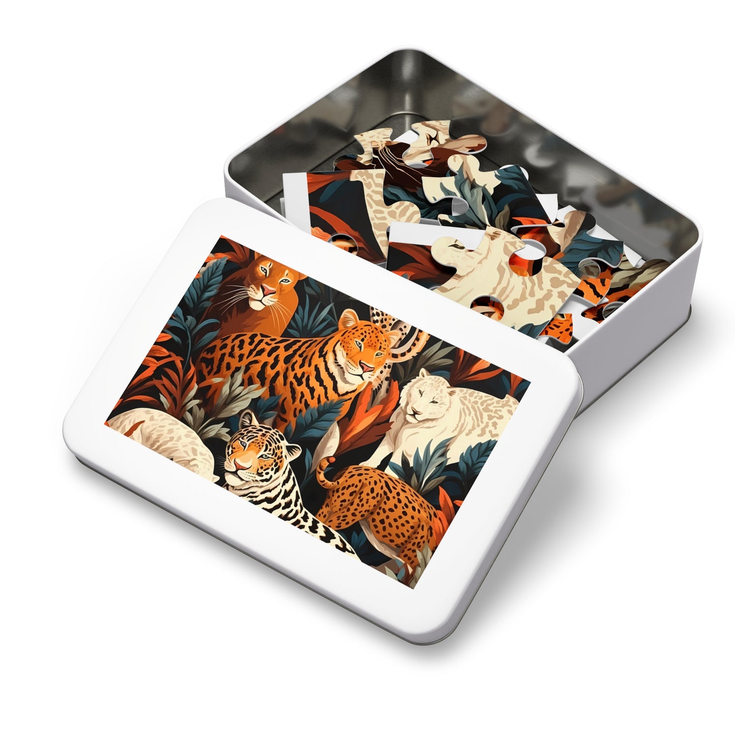 Jigsaw Puzzle, Leopard, Personalised/Non-Personalised (30, 110, 252, 500,1000-Piece)