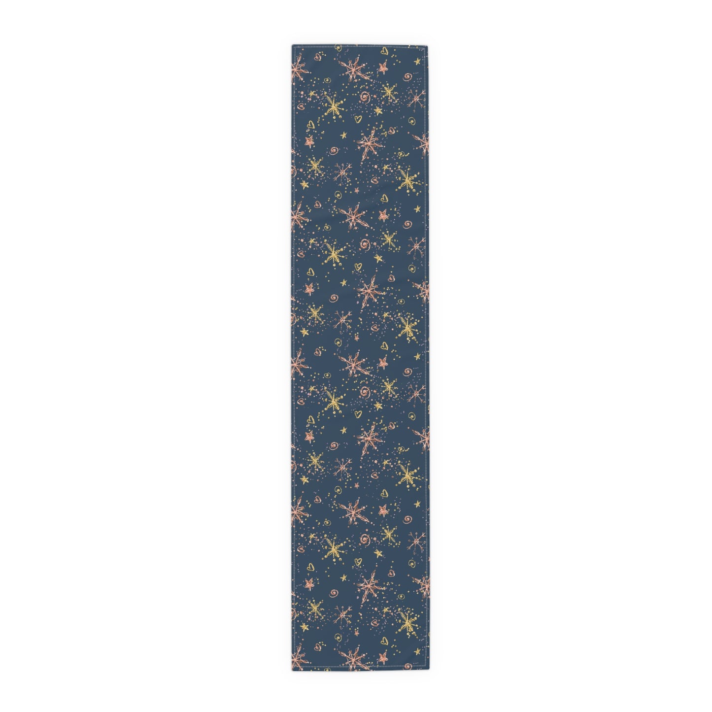 Christmas Stars Table Runner, Cotton Twill and Poly Available