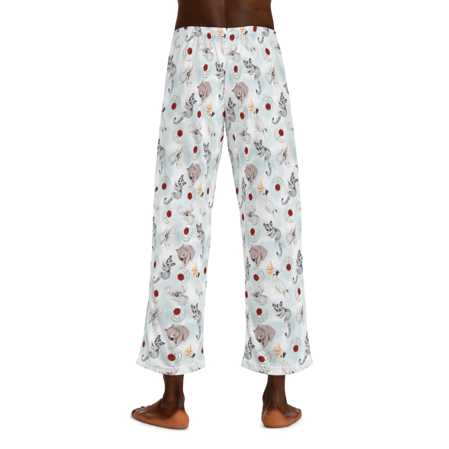 Men's Pyjama Pants, Australian Animals, Sleepwear Bottoms