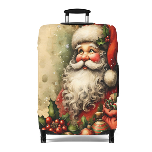 Luggage Cover, Christmas, Vintage Santa, awd-1478