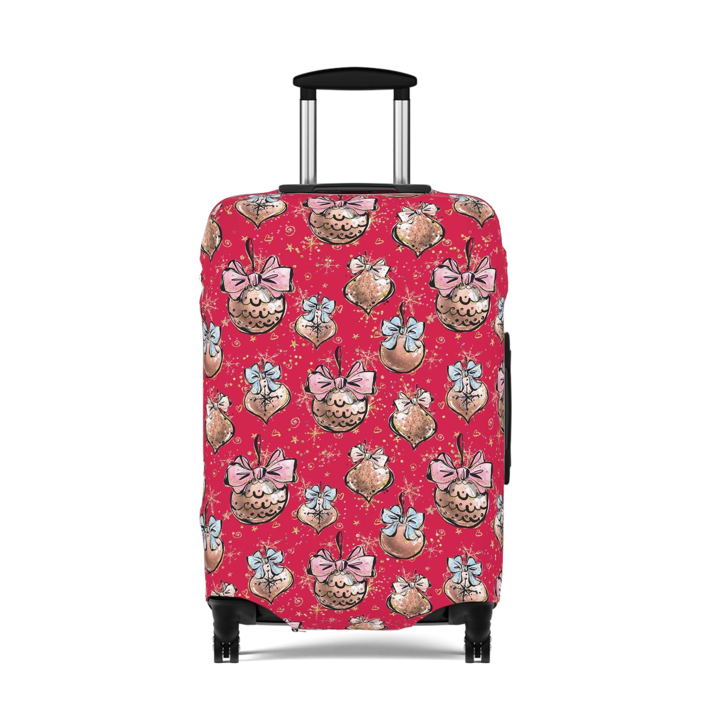 Luggage Cover, Christmas, Baubles