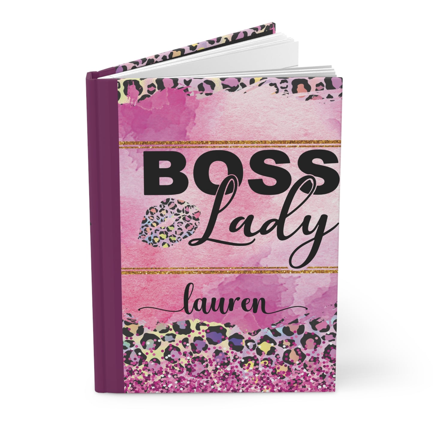 Personalised Hardcover Journal Matte, Boss Lady, awd-1471