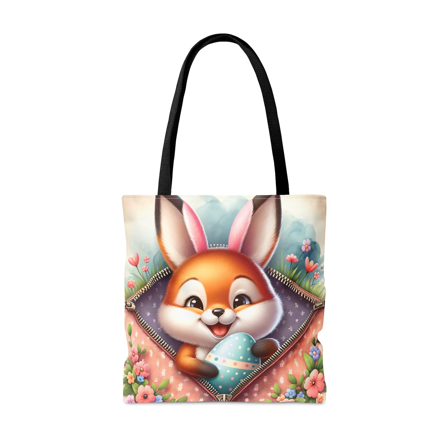 Tote Bag, Easter, Cute Rabbit, Personalised/Non-Personalised Tote bag