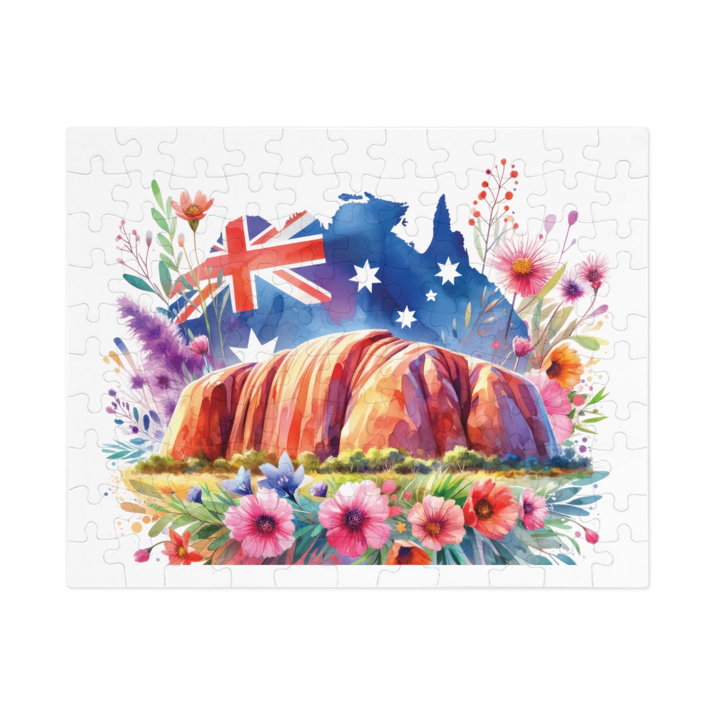 Jigsaw Puzzle, Uluru, Ayers Rock, Australia, Personalised/Non-Personalised (30, 110, 252, 500,1000-Piece)