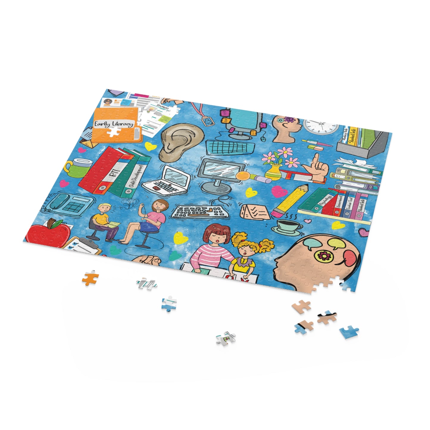 Personalised/Non-Personalised Puzzle, School Psychologist (120, 252, 500-Piece)