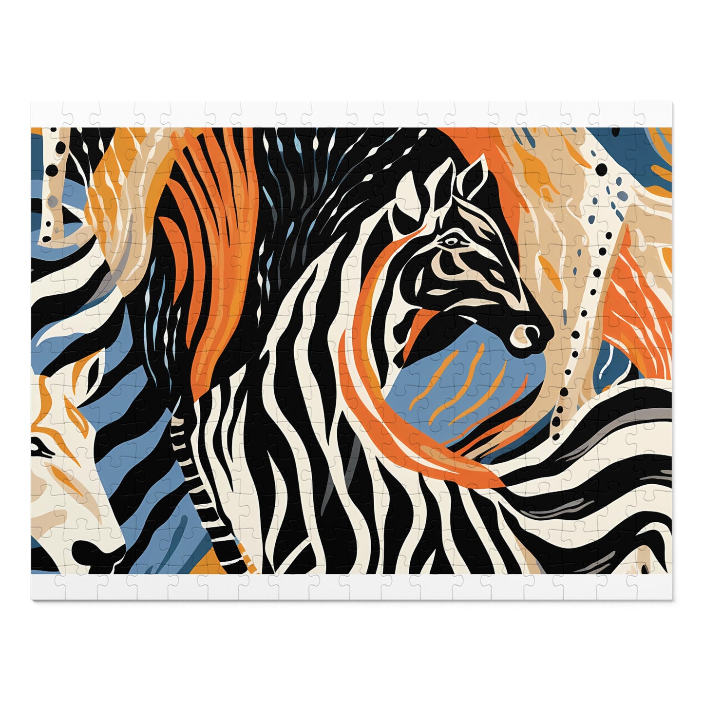 Jigsaw Puzzle, Zebra, Personalised/Non-Personalised (30, 110, 252, 500,1000-Piece)