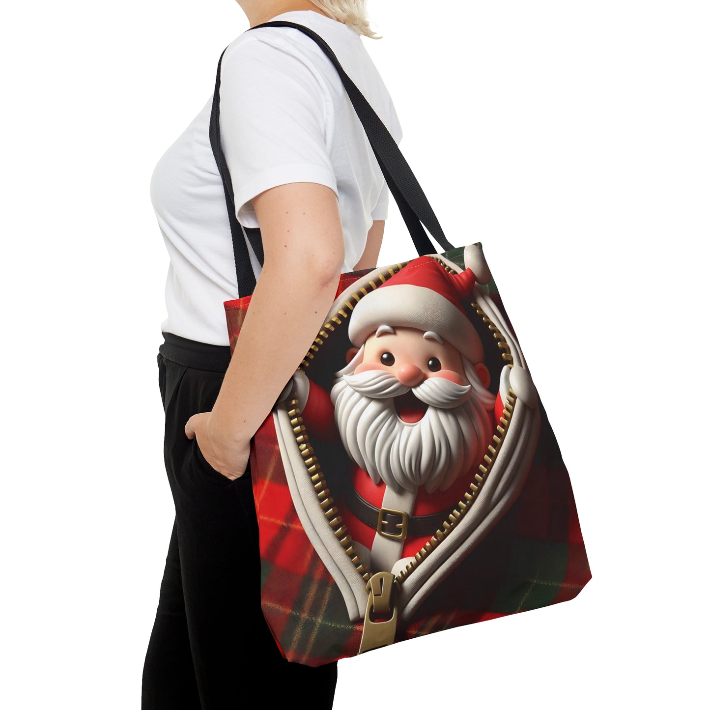 Tote Bag, Christmas, Santa, Personalised/Non-Personalised Tote bag