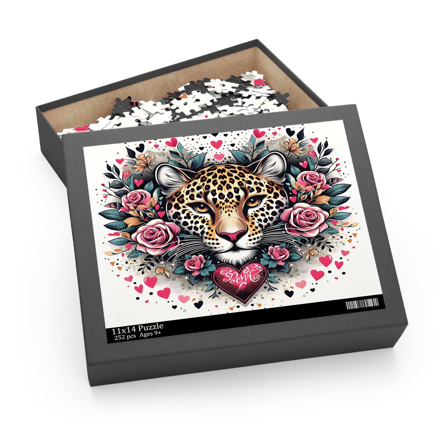 Personalised/Non-Personalised Puzzle, Cheetah (120, 252, 500-Piece)