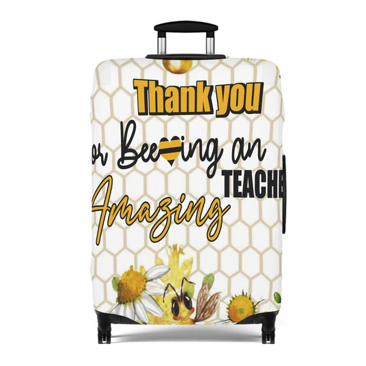 Luggage Cover, Teacher, Thanks for beeing an amazing Teacher, awd-1461