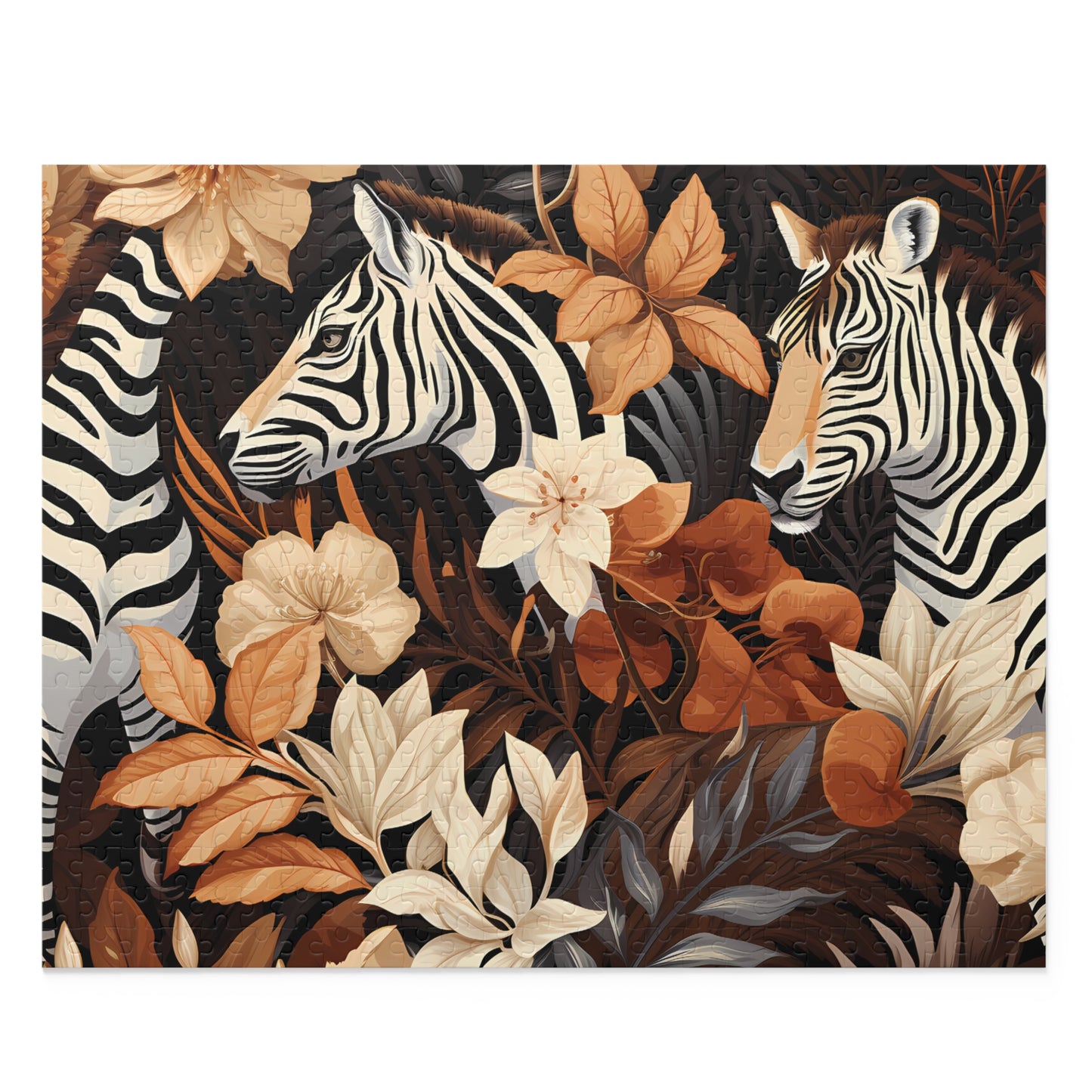 Personalised/Non-Personalised Puzzle, Zebra (120, 252, 500-Piece)