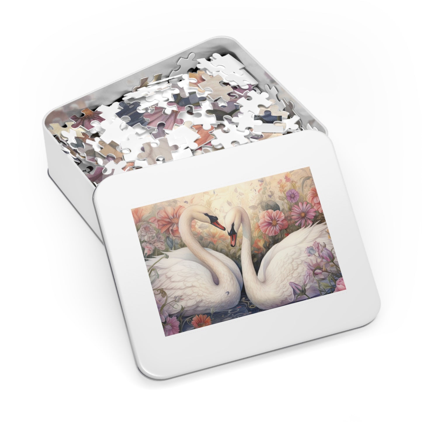 Jigsaw Puzzle, Swan, Personalised/Non-Personalised (30, 110, 252, 500,1000-Piece)