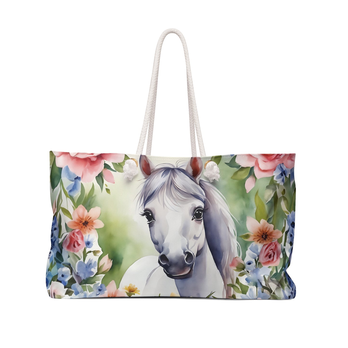 Personalised Weekender Bag, Horse, Large Weekender Bag, Beach Bag, Book Bag