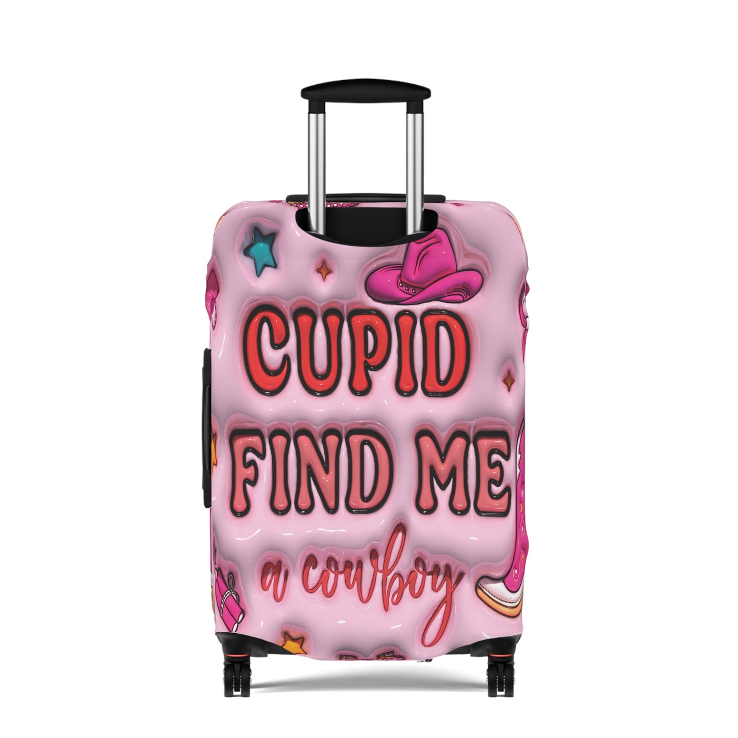 Luggage Cover, Cupid find me a cowboy, awd-529