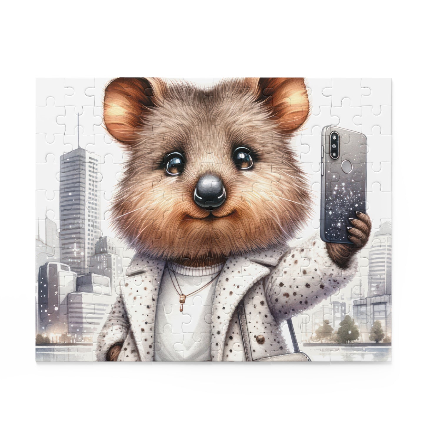 Personalised/Non-Personalised Puzzle, Quokka (120, 252, 500-Piece)