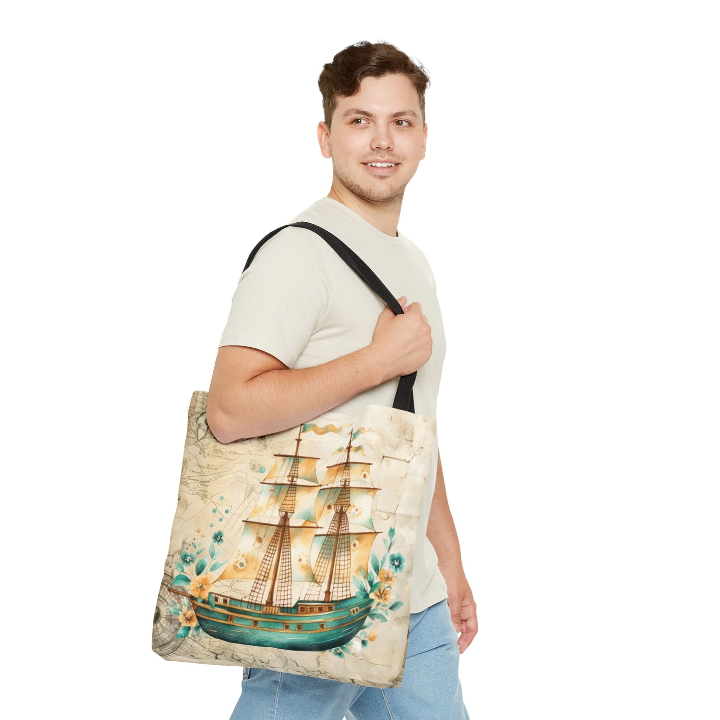 Tote Bag, Nautical bag, Beach Tote Bag