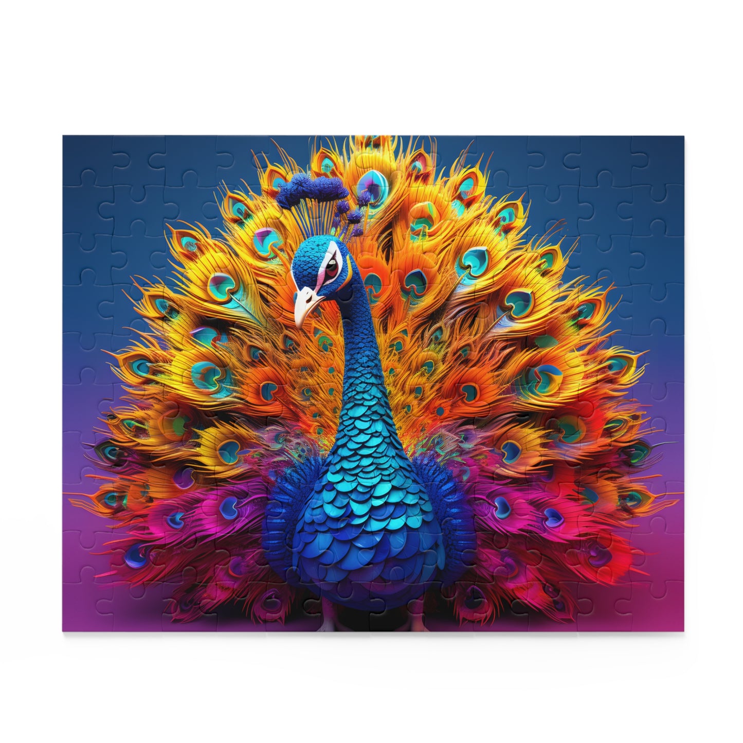 Personalised/Non-Personalised Puzzle, Peacock (120, 252, 500-Piece)